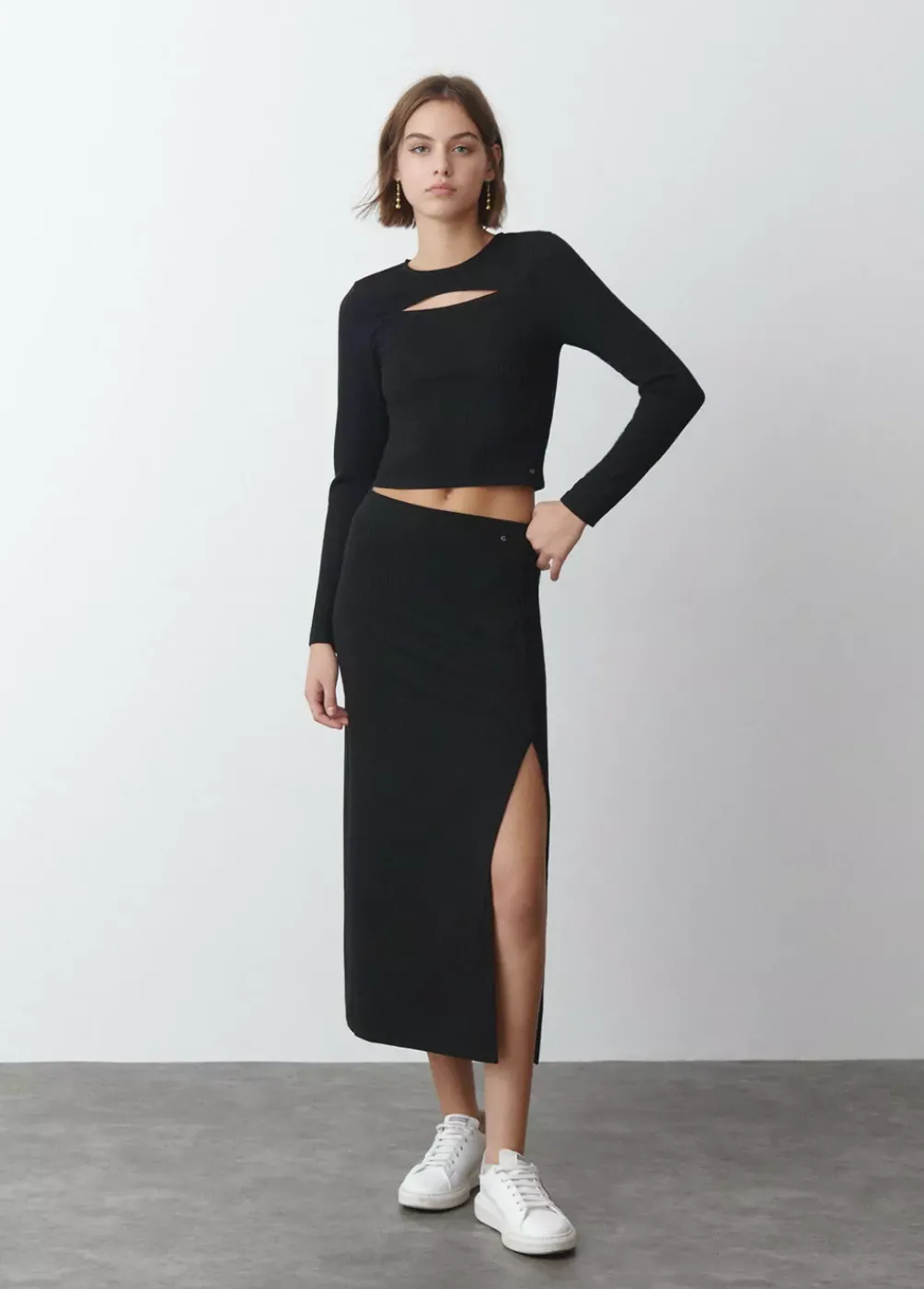 Falda Canale Punto-Brownie Spain Fashion