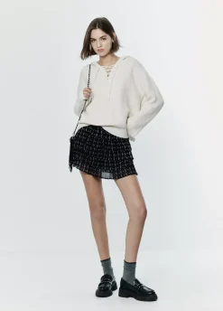 Falda Corta Cuatro Volantes-Brownie Spain Outlet