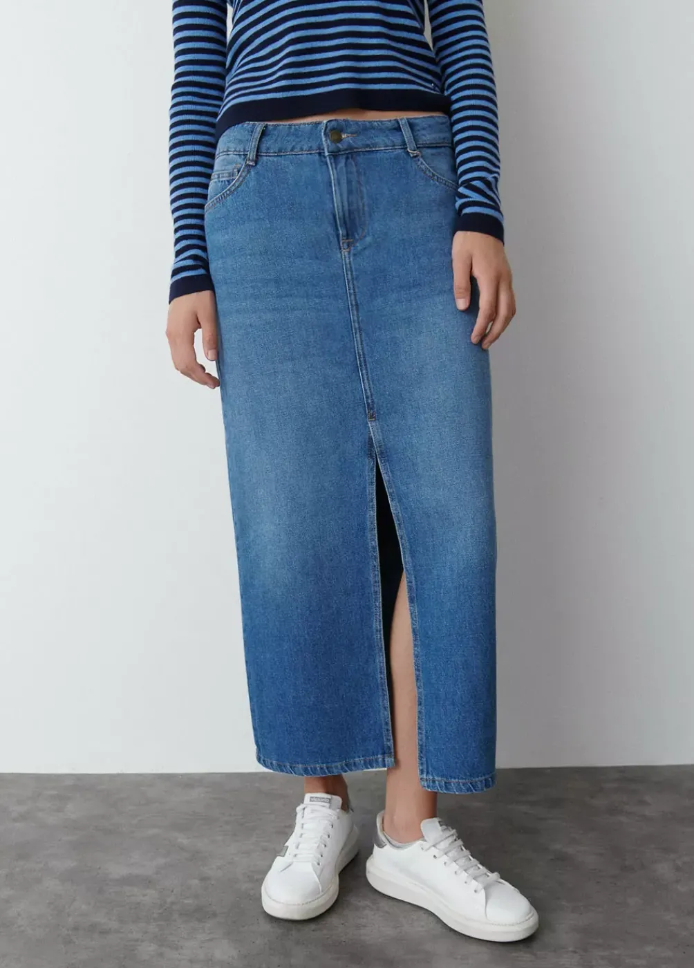 Falda Larga Twill-Brownie Spain Best