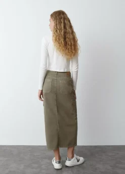 Falda Larga Twill-Brownie Spain Online