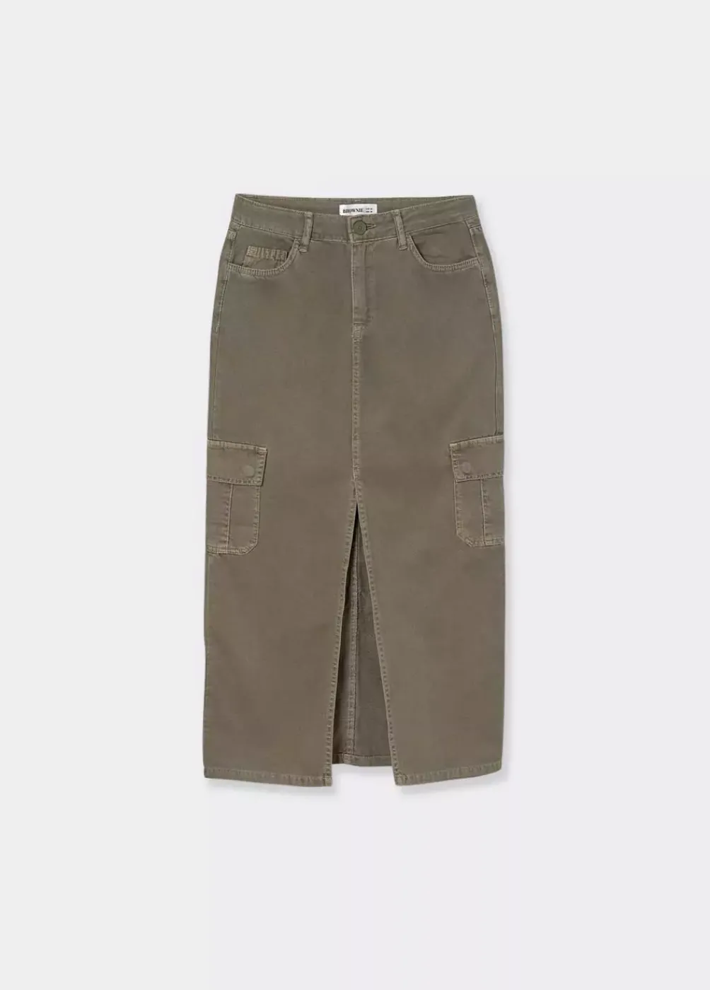 Falda Larga Twill-Brownie Spain Online