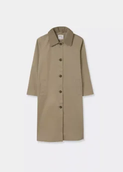 Gabardina Larga Cuello Pana-Brownie Spain Hot