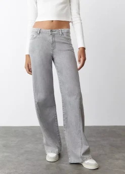 Jeans Acampanados Corte Lateral-Brownie Spain Outlet