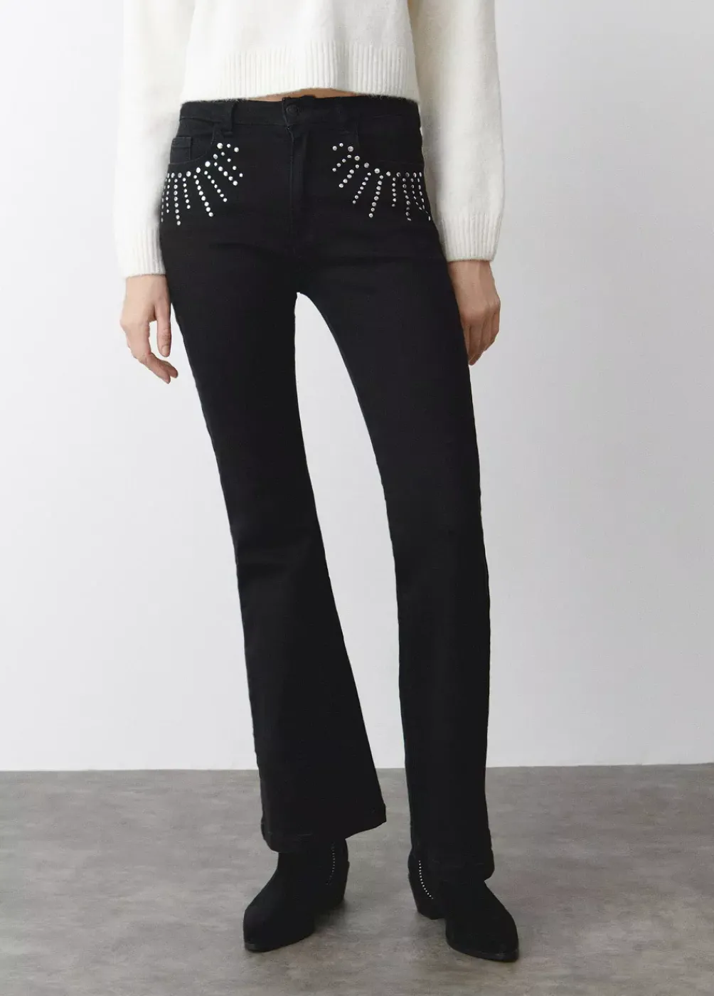 Jeans Campana Tachas-Brownie Spain Hot