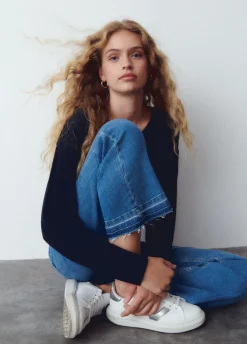 Jeans Culotte Botones Frontales-Brownie Spain New