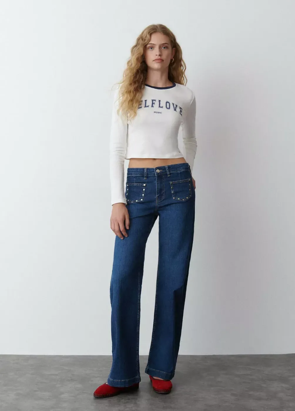 Jeans Culotte Tachas-Brownie Spain Outlet