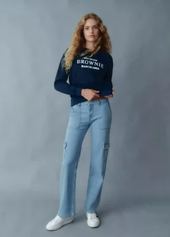 Jeans Recto Cargo-Brownie Spain Hot