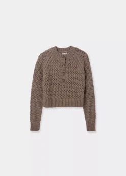 Jersey Calado Botones Cuello-Brownie Spain Clearance