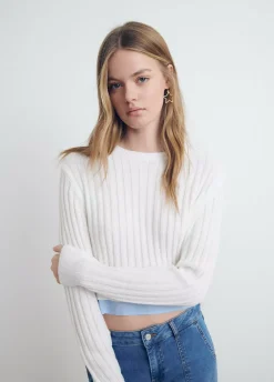 Jersey Cropped Detalle Camisa-Brownie Spain Best