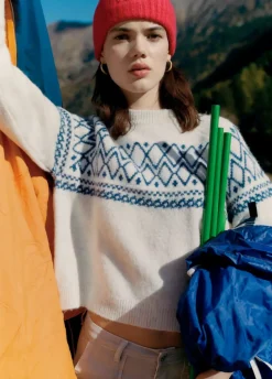 Jersey Jacquard-Brownie Spain Clearance