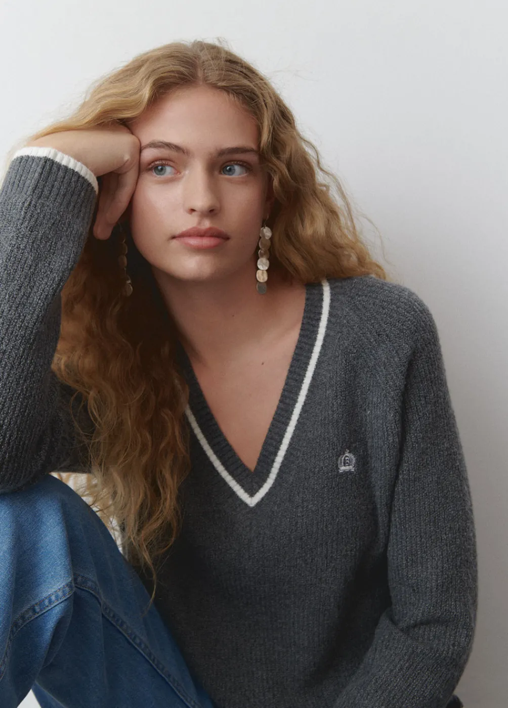 Jersey Pico Bordado-Brownie Spain Hot