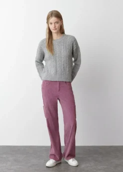 Jersey Trenzas Cuello Redondo-Brownie Spain Online