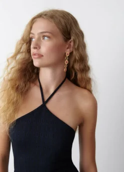 Mono Halter Jacquard-Brownie Spain Hot