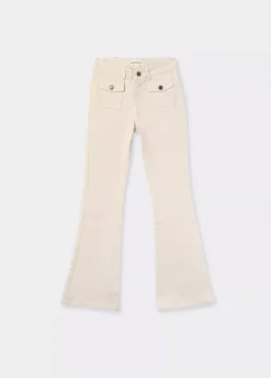 Pantalon Campana Bolsillos Frontales-Brownie Spain Sale