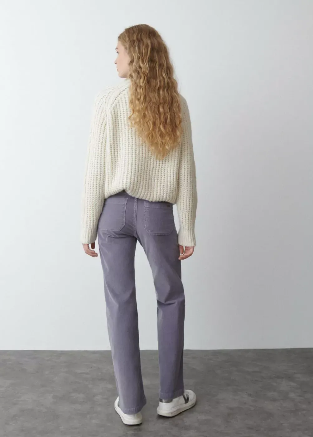 Pantalon Pana Culotte Bolsillo Frontal-Brownie Spain Fashion