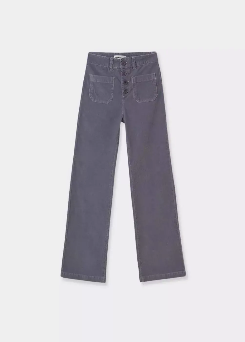 Pantalon Pana Culotte Bolsillo Frontal-Brownie Spain Fashion