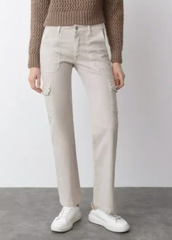 Pantalon Recto Cargo Tachas-Brownie Spain Discount