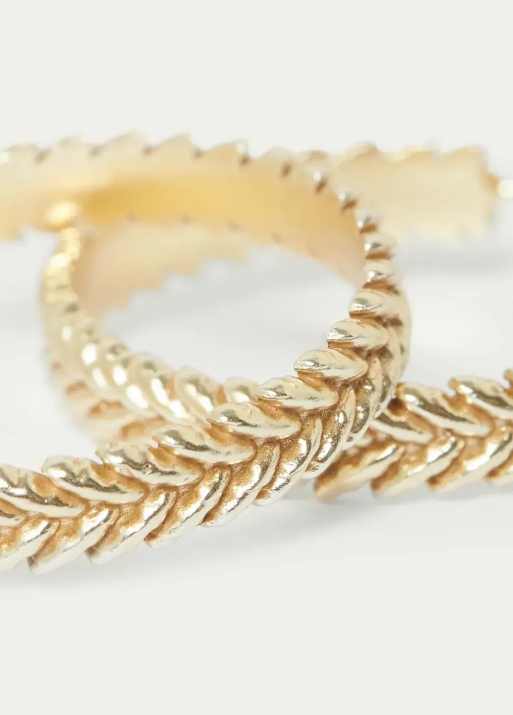 Pendiente Aro Trenza-Brownie Spain New