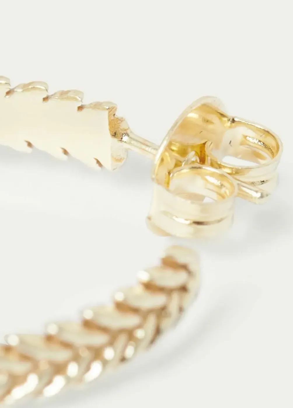 Pendiente Aro Trenza-Brownie Spain New