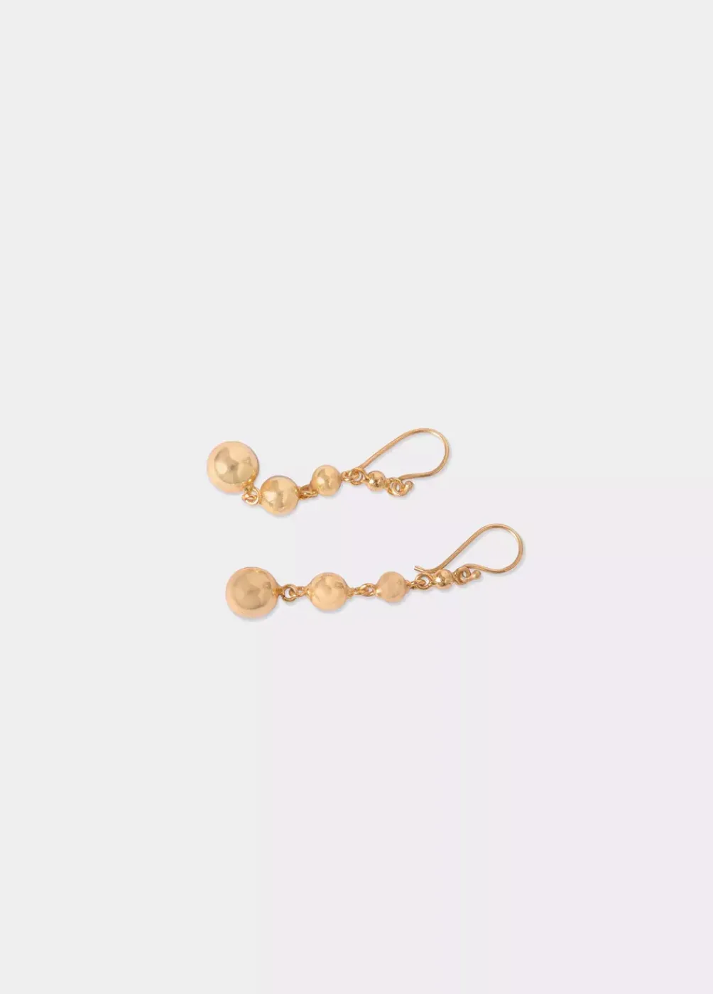 Pendientes Largos Bolitas-Brownie Spain Clearance