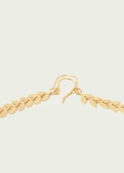 Pendientes Largos Hojitas-Brownie Spain Discount