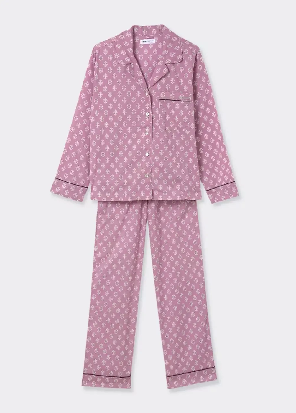 Pijama Largo Estampado-Brownie Spain New