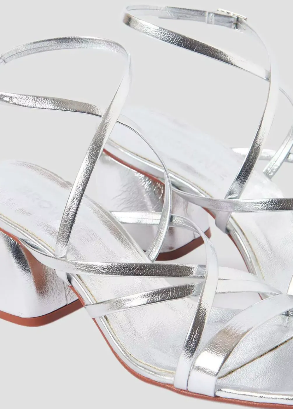 Sandalia Tiras Tobillo-Brownie Spain Clearance