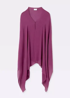 Shawl Liso Berenjena-Brownie Spain Fashion