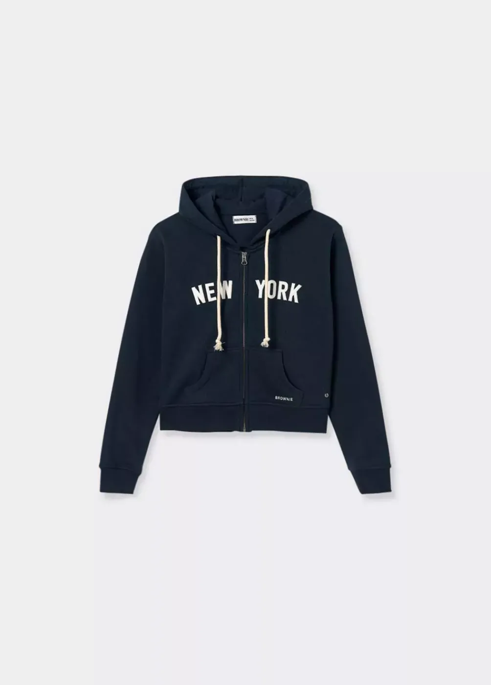 Sudadera Cremall Capucha New York-Brownie Spain Online