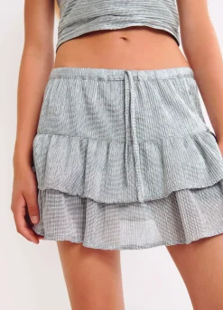 Top Bandeau Tejido Plateado-Brownie Spain Clearance