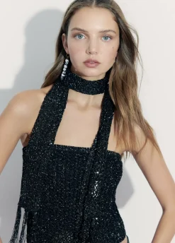 Top Lentejuela Palabra Honor-Brownie Spain New