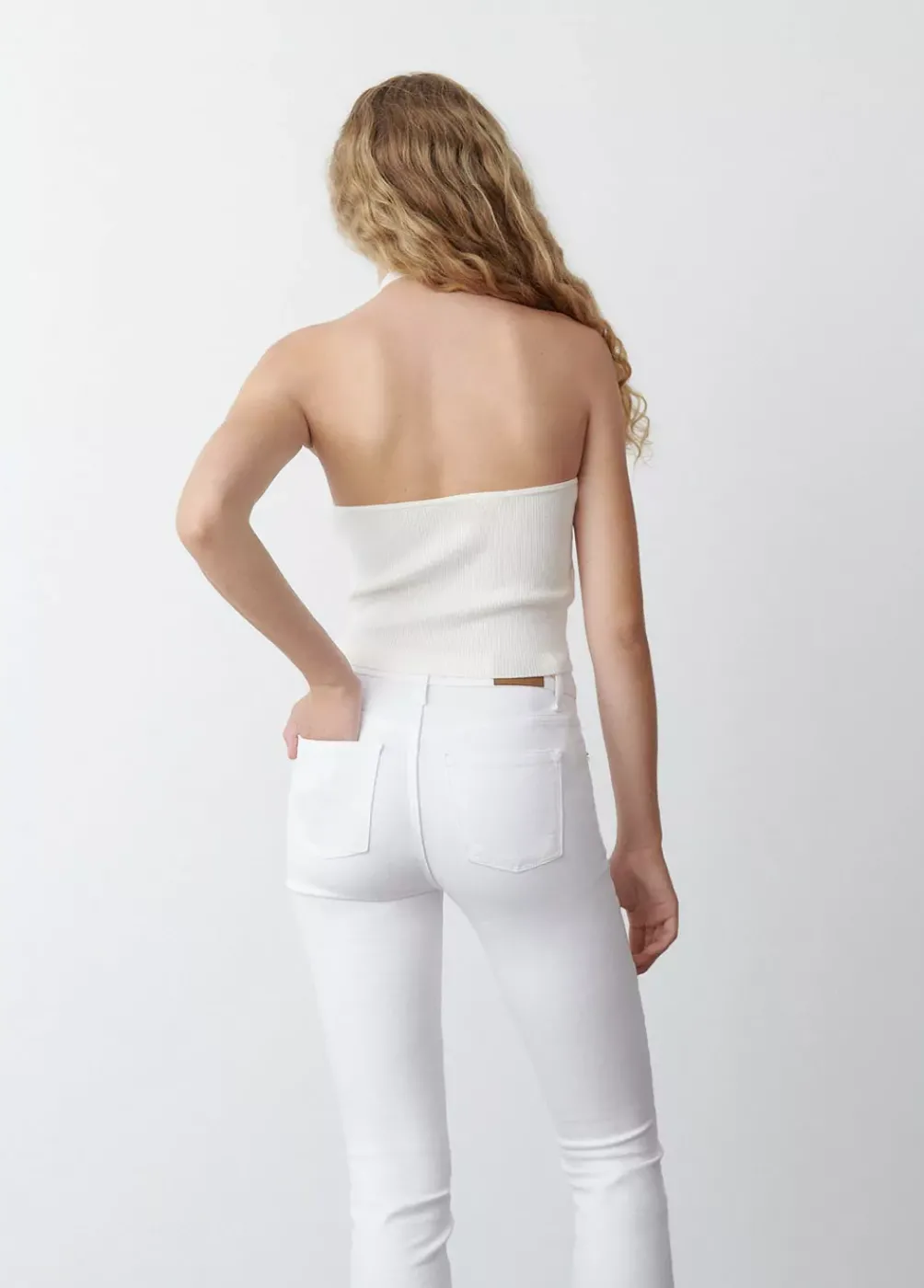 Top Punto Cruzado Cuello-Brownie Spain Discount