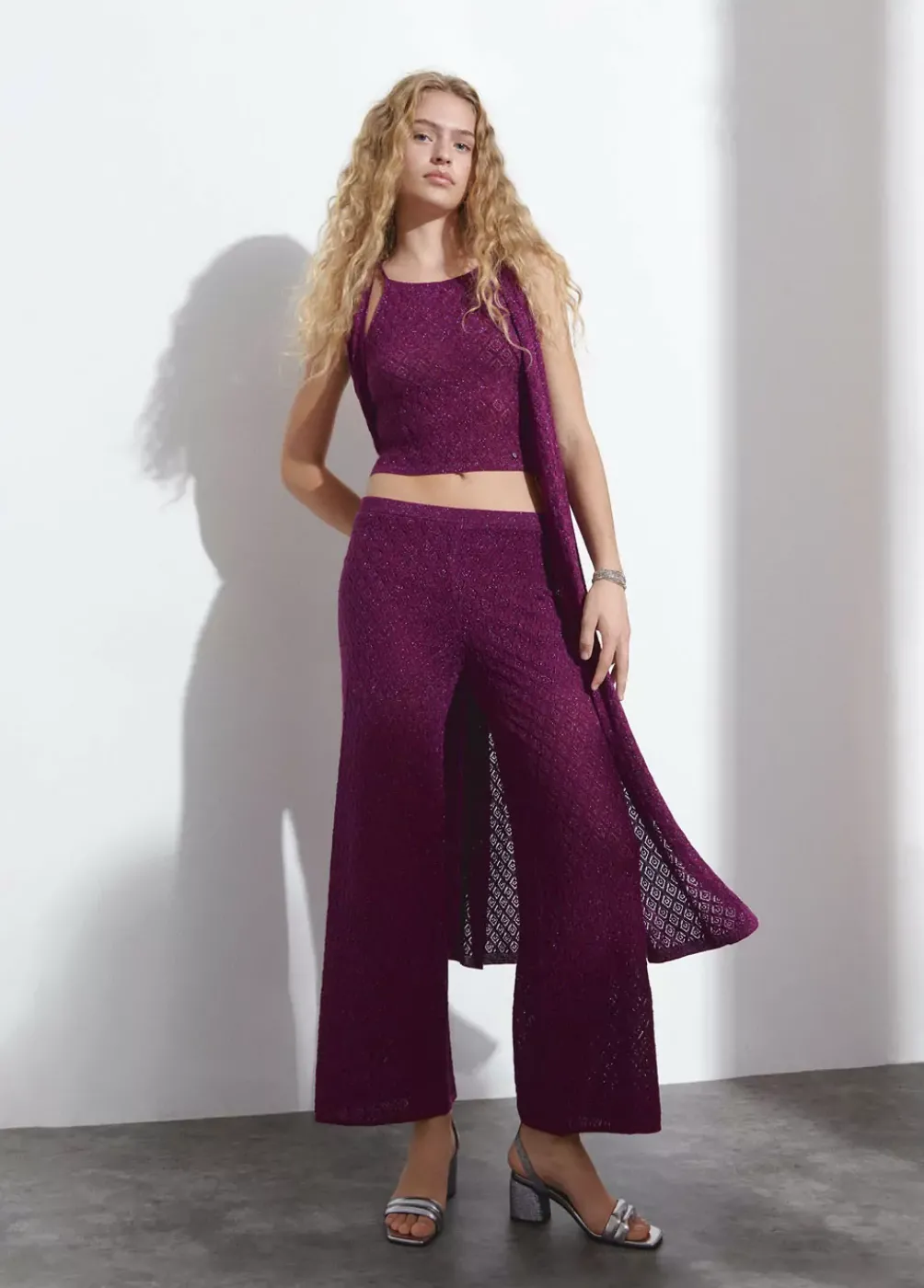 Top Punto Hilo Metalizado-Brownie Spain Sale