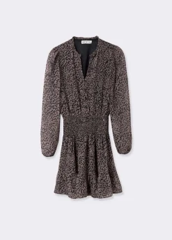 Vestido Corto Mancha Animal-Brownie Spain Best