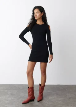 Vestido Cut Out Hombros-Brownie Spain Discount