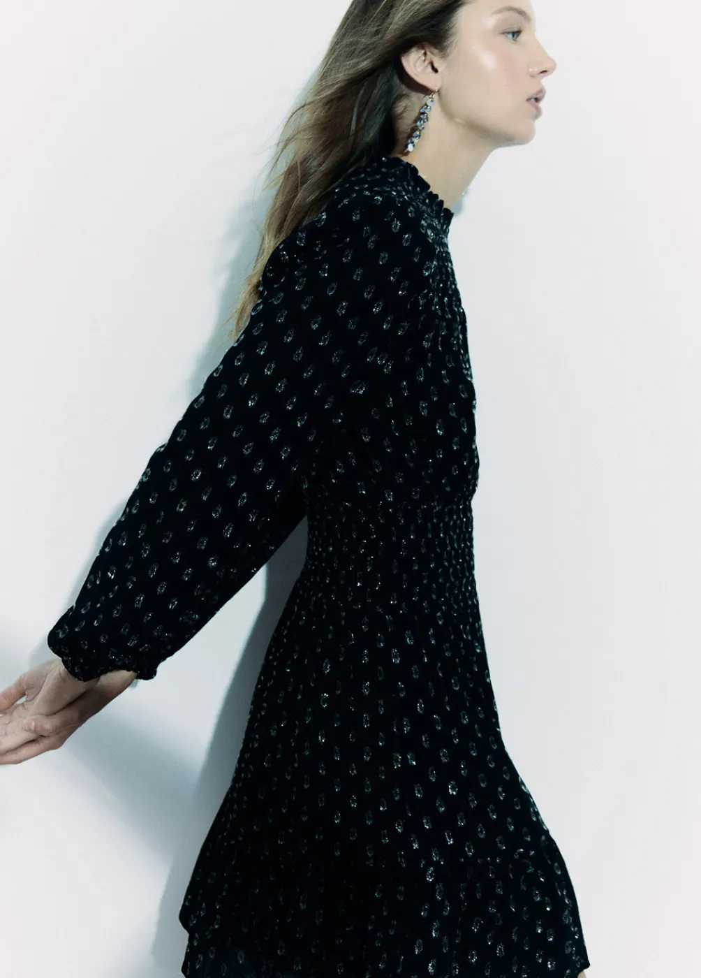 Vestido Engomado Dobby-Brownie Spain Clearance