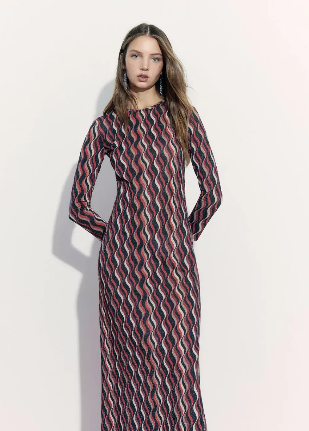 Vestido Estampado Ondas-Brownie Spain New