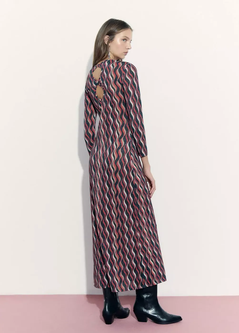 Vestido Estampado Ondas-Brownie Spain New