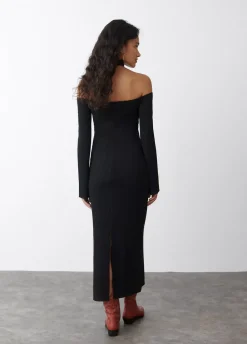 Vestido Largo Escote Hombros-Brownie Spain New