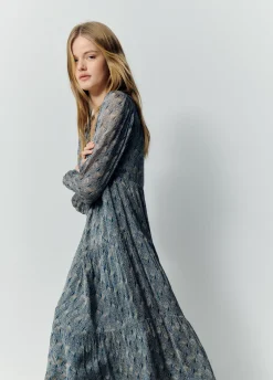 Vestido Largo Estampado-Brownie Spain Online