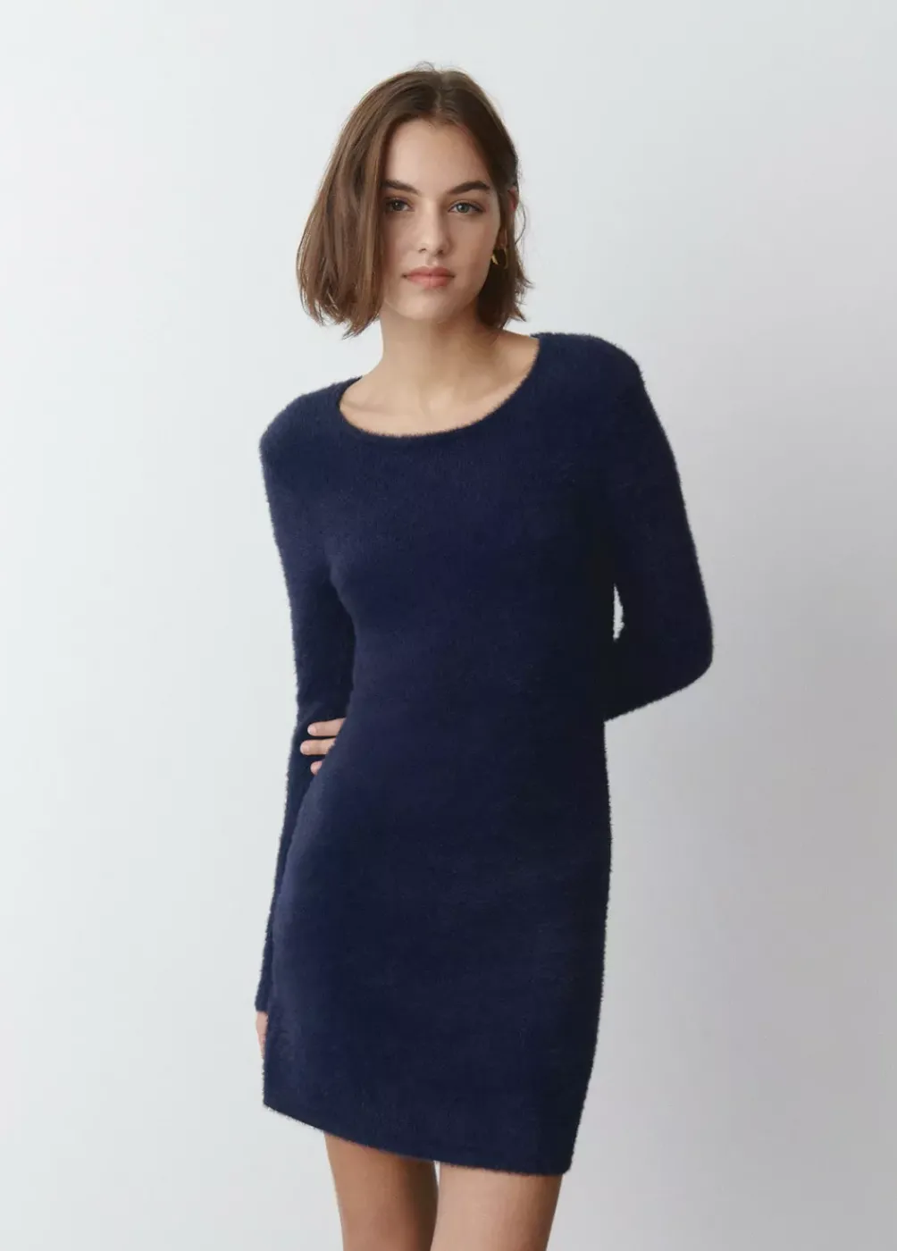 Vestido Pelo Apertura Espalda-Brownie Spain Fashion