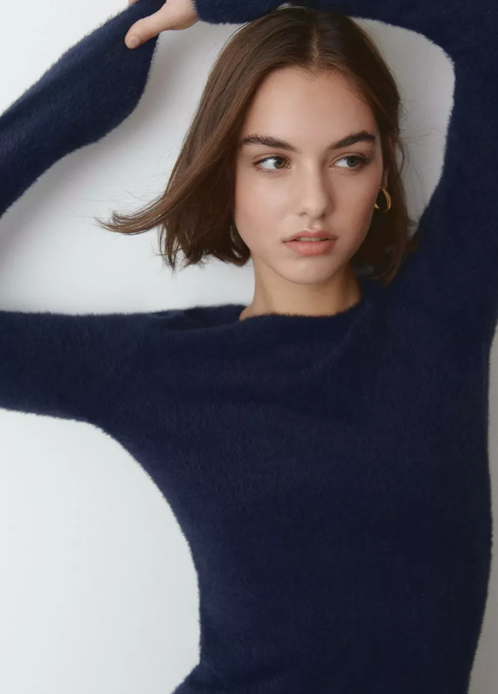 Vestido Pelo Apertura Espalda-Brownie Spain Fashion