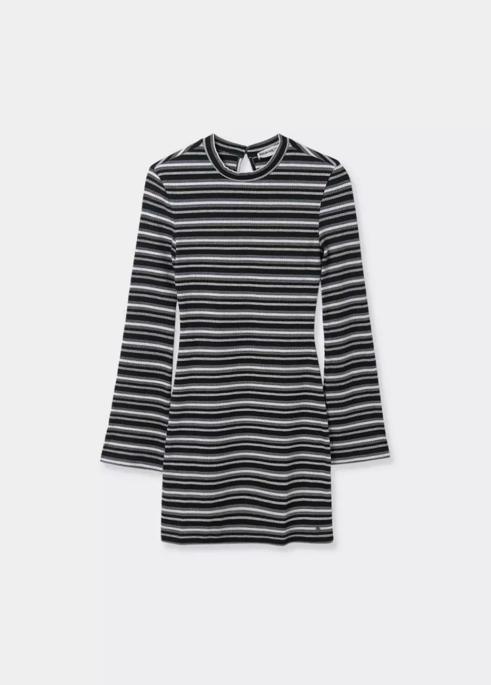 Vestido Rayas Manga Larga-Brownie Spain New
